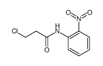 3-chloro-propionic acid-(2-nitro-anilide) Structure