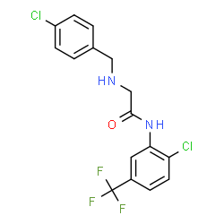 2-[(4-CHLOROBENZYL)AMINO]-N-[2-CHLORO-5-(TRIFLUOROMETHYL)PHENYL]ACETAMIDE picture