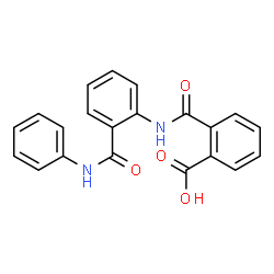 2-{[2-(anilinocarbonyl)anilino]carbonyl}benzoic acid结构式