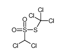 Dichloromethyl(trichloromethylthio) sulfone结构式