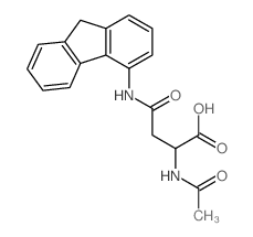 L-Asparagine,N2-acetyl-N-9H-fluoren-4-yl-结构式