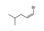 (Z)-1-bromo-4-methylpent-1-ene结构式