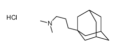 3-(1-adamantyl)-N,N-dimethylpropan-1-amine,hydrochloride结构式