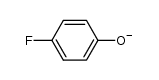 4-fluorophenolate anion结构式
