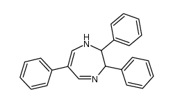 2,3,6-triphenyl-2,3-dihydro-1H-[1,4]diazepine结构式