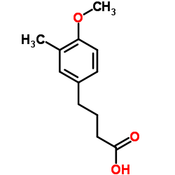 4-(4-Methoxy-3-methylphenyl)butanoic acid结构式