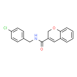 N-(4-Chlorobenzyl)-2H-chromene-3-carboxamide Structure