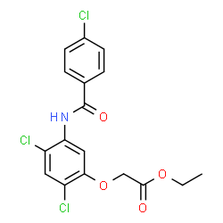 ETHYL 2-(2,4-DICHLORO-5-[(4-CHLOROBENZOYL)AMINO]PHENOXY)ACETATE picture