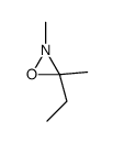 3-ethyl-2,3-dimethyl-1,2-oxaziridine structure