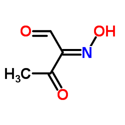 Butanal, 2-(hydroxyimino)-3-oxo- (9CI)结构式