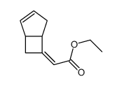 ethyl 2-(7-bicyclo[3.2.0]hept-3-enylidene)acetate结构式