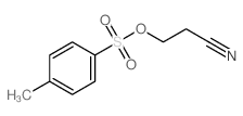 Propanenitrile,3-[[(4-methylphenyl)sulfonyl]oxy]- Structure