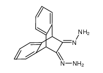 (9s,10s)-11,12-dihydrazono-9,10-dihydro-9,10-ethanoanthracene结构式