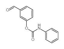 Benzaldehyde,3-[[(phenylamino)carbonyl]oxy]-结构式