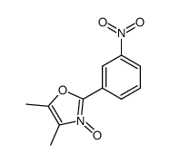 4,5-dimethyl-2-(3-nitro-phenyl)-oxazole 3-oxide结构式