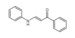 3-phenylamino-1-phenyl-2-propen-1-one Structure