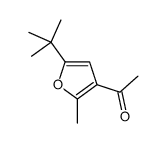 1-(5-tert-butyl-2-methylfuran-3-yl)ethanone Structure