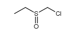 ethyl-chloromethyl sulfoxide结构式