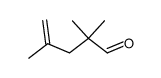 2,2,4-trimethylpent-4-enal Structure