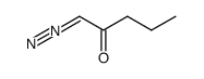 1-diazo-2-pentanone Structure