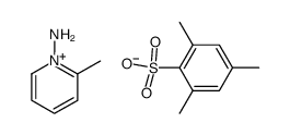 1-amino-2-methylpyridinium mesitylenesulfonate Structure