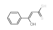 2-Propene(dithioic)acid, 3-hydroxy-3-phenyl- Structure