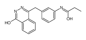 N-[3-[(4-oxo-3H-phthalazin-1-yl)methyl]phenyl]propanamide Structure