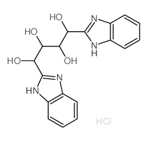 1,2,3,4-Butanetetrol,1,4-bis(1H-benzimidazol-2-yl)-, [1R-(1R*,2R*,3R*,4R*)]-, dihydrochloride (9CI)结构式