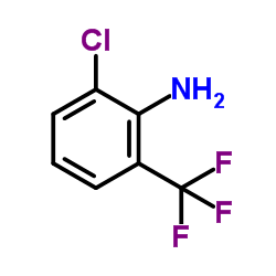 2-氨基-3-氯三氟甲苯结构式