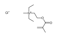 diethylmethyl[2-[(2-methyl-1-oxoallyl)oxy]ethyl]ammonium chloride structure