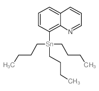 Quinoline-8-tributylstannane structure