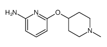 6-(1-methylpiperidin-4-yloxy)pyridin-2-ylamine结构式