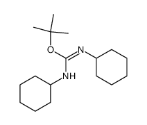 O-t-butyl-N,N-dicyclohexylisourea结构式