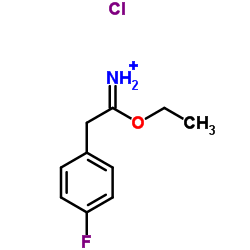 1-Ethoxy-2-(4-fluorophenyl)ethaniminium chloride Structure