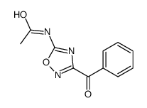 N-(3-benzoyl-1,2,4-oxadiazol-5-yl)acetamide Structure