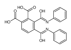 3,4-bis(phenylcarbamoyl)phthalic acid Structure