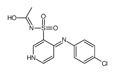 N-[4-(4-chloroanilino)pyridin-3-yl]sulfonylacetamide Structure