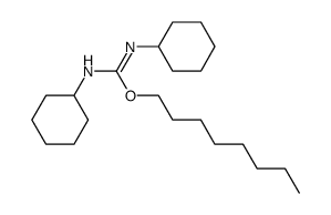 O-Octyl-N,N'-dicyclohexylisoharnstoff结构式