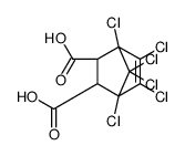 1,4,5,6,7,7-Hexachlorobicyclo[2.2.1]hept-5-ene-2,3-dicarboxylic a cid Structure