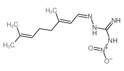 [[N-[[(2E)-3,7-dimethylocta-2,6-dienylidene]amino]carbamimidoyl]amino]-hydroxy-oxo-azanium picture
