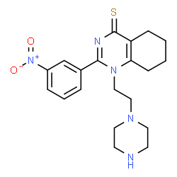 2-(3-nitrophenyl)-1-(2-(piperazin-1-yl)ethyl)-5,6,7,8-tetrahydroquinazoline-4(1H)-thione picture