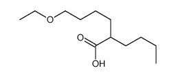 2-butyl-6-ethoxyhexanoic acid Structure