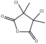 3,4-Dichloro-3,4-dihydro-3,4-dimethyl-2,5-furandione结构式