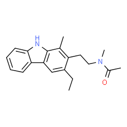 N-[2-(3-Ethyl-1-methyl-9H-carbazol-2-yl)ethyl]-N-methylacetamide picture