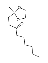 2-methyl-2-(3-oxononyl)-1,3-dioxolane Structure