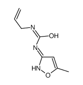 1-(5-methyl-1,2-oxazol-3-yl)-3-prop-2-enylurea结构式
