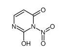 3-nitro-1H-pyrimidine-2,4-dione结构式