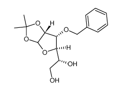 1,2-o-异亚丙基-3-苄氧基-d-异呋喃糖结构式
