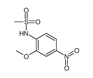 N-(2-METHOXY-4-NITRO-PHENYL)-METHANESULFONAMIDE结构式