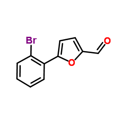 5-(2-BROMO-PHENYL)-FURAN-2-CARBALDEHYDE Structure